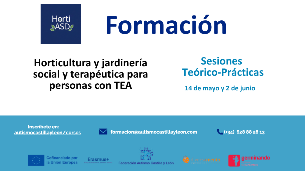 Horticultura y Jardinería Social y Terapéutica para personas con TEA